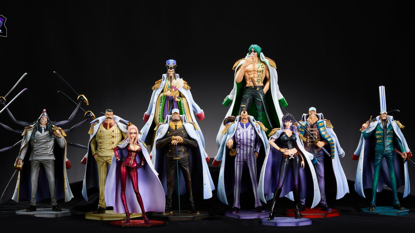 One Piece Tian Xie She Studio Vice Admiral Komei Resin Statue