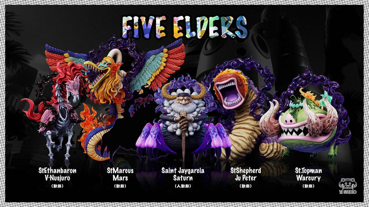 One Piece YZ Studio Egghead Arc Saint Shepherd Ju Peter WCF Scale Resin Statue