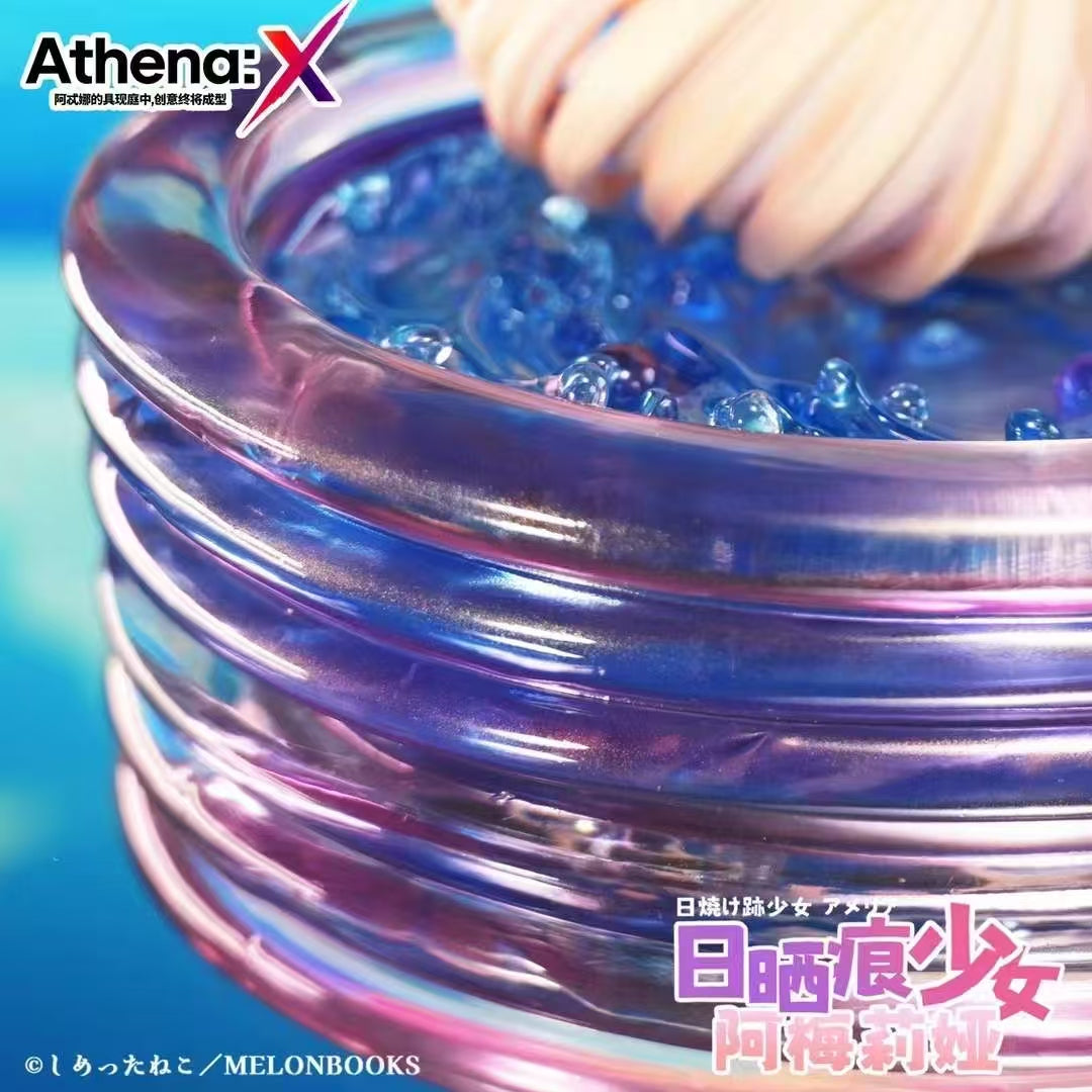 Original Design Athena:X Hiyakeato Shoujo Sun-Kissed Amelia Licensed PVC Figure