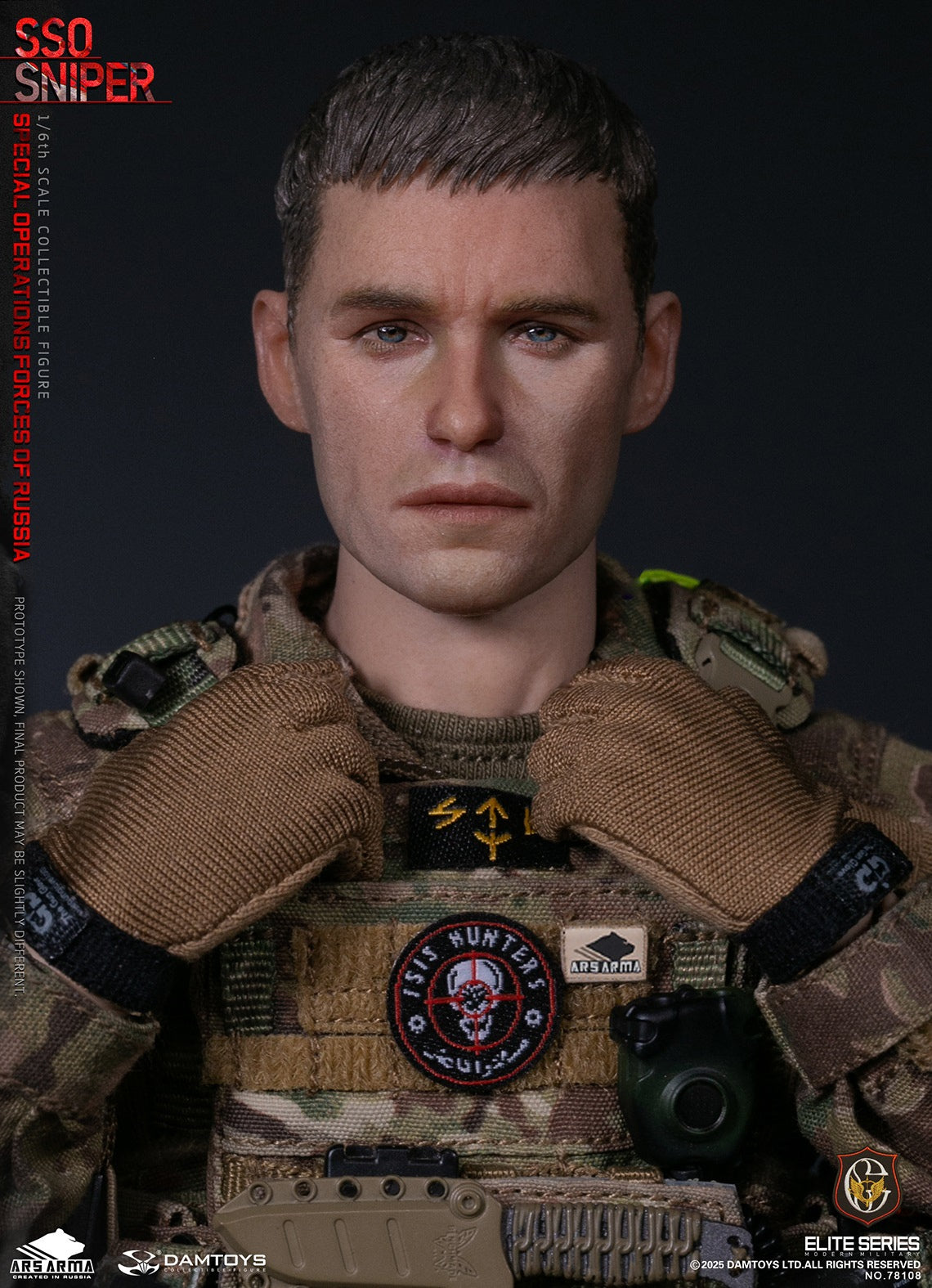 Original Design DAMTOYS Russian Federation SSO Special Forces Sniper Item No. 78108 Licensed Action Figure