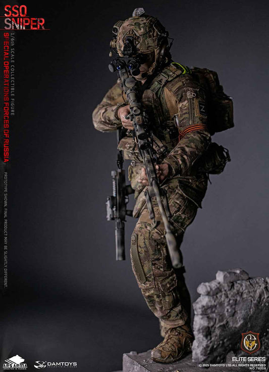 Original Design DAMTOYS Russian Federation SSO Special Forces Sniper Item No. 78108 Licensed Action Figure