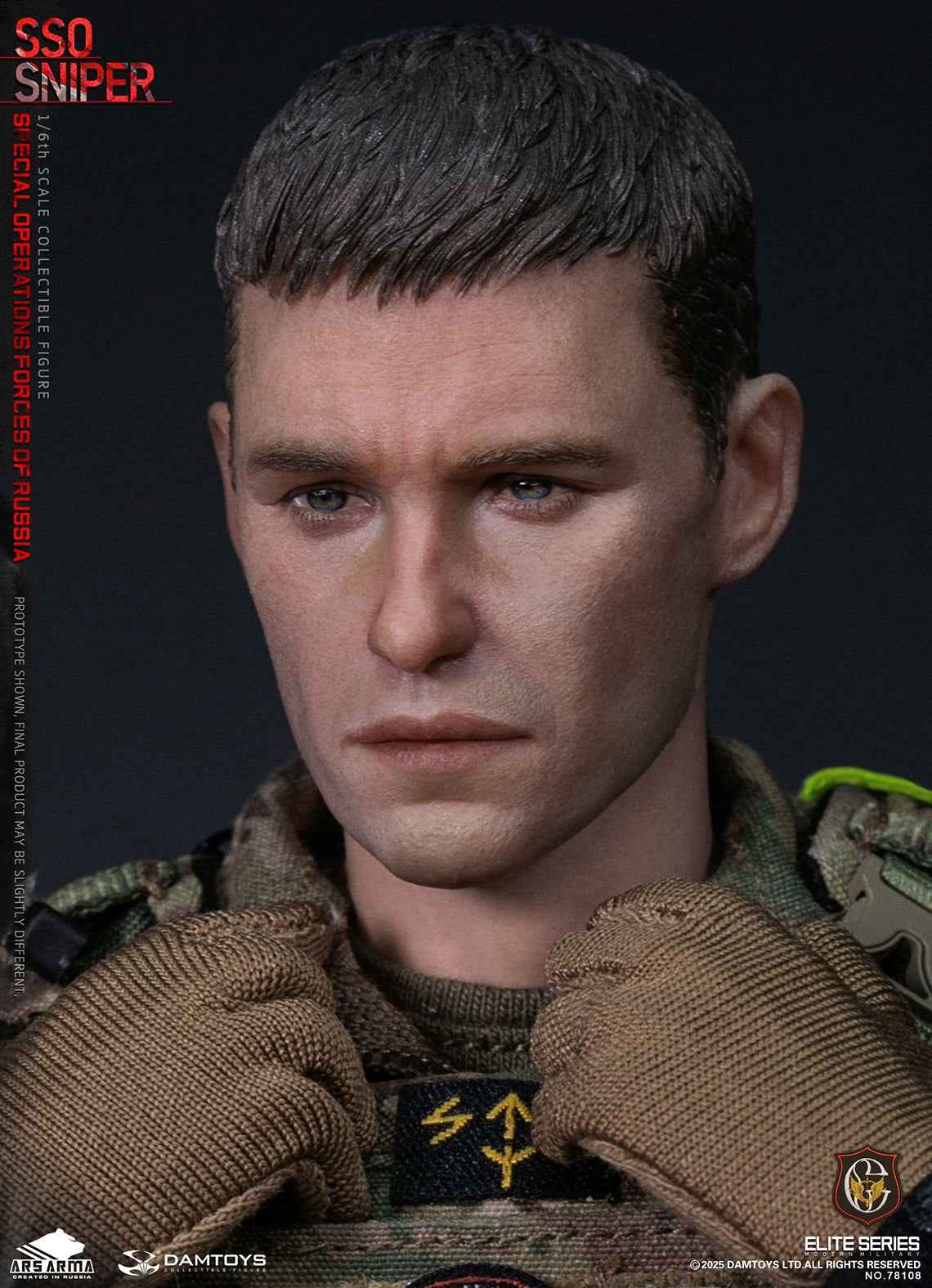 Original Design DAMTOYS Russian Federation SSO Special Forces Sniper Item No. 78108 Licensed Action Figure