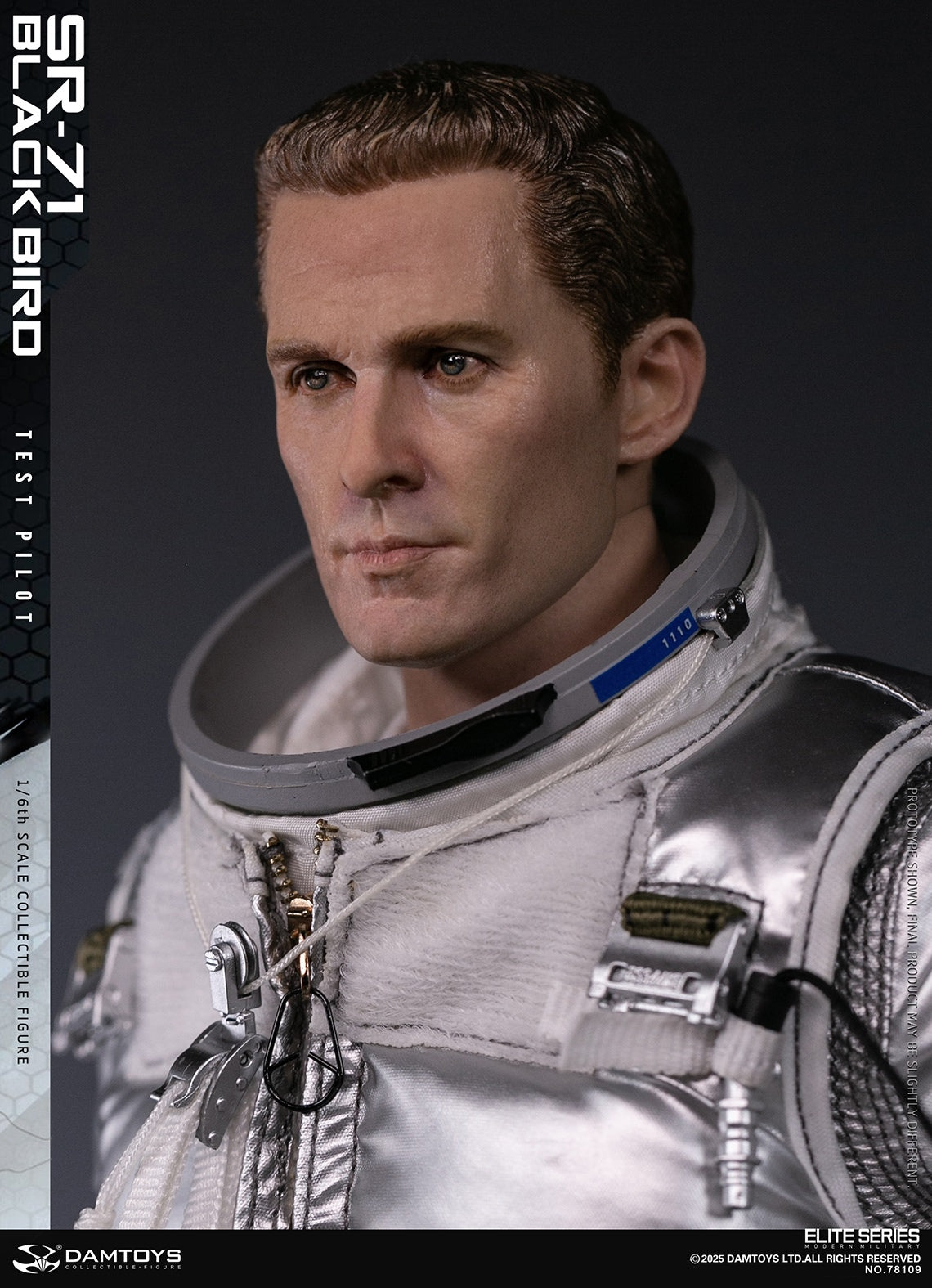 Original Design DAMTOYS SR-71 Blackbird Test Pilot NO.78109 Licensed Action Figure