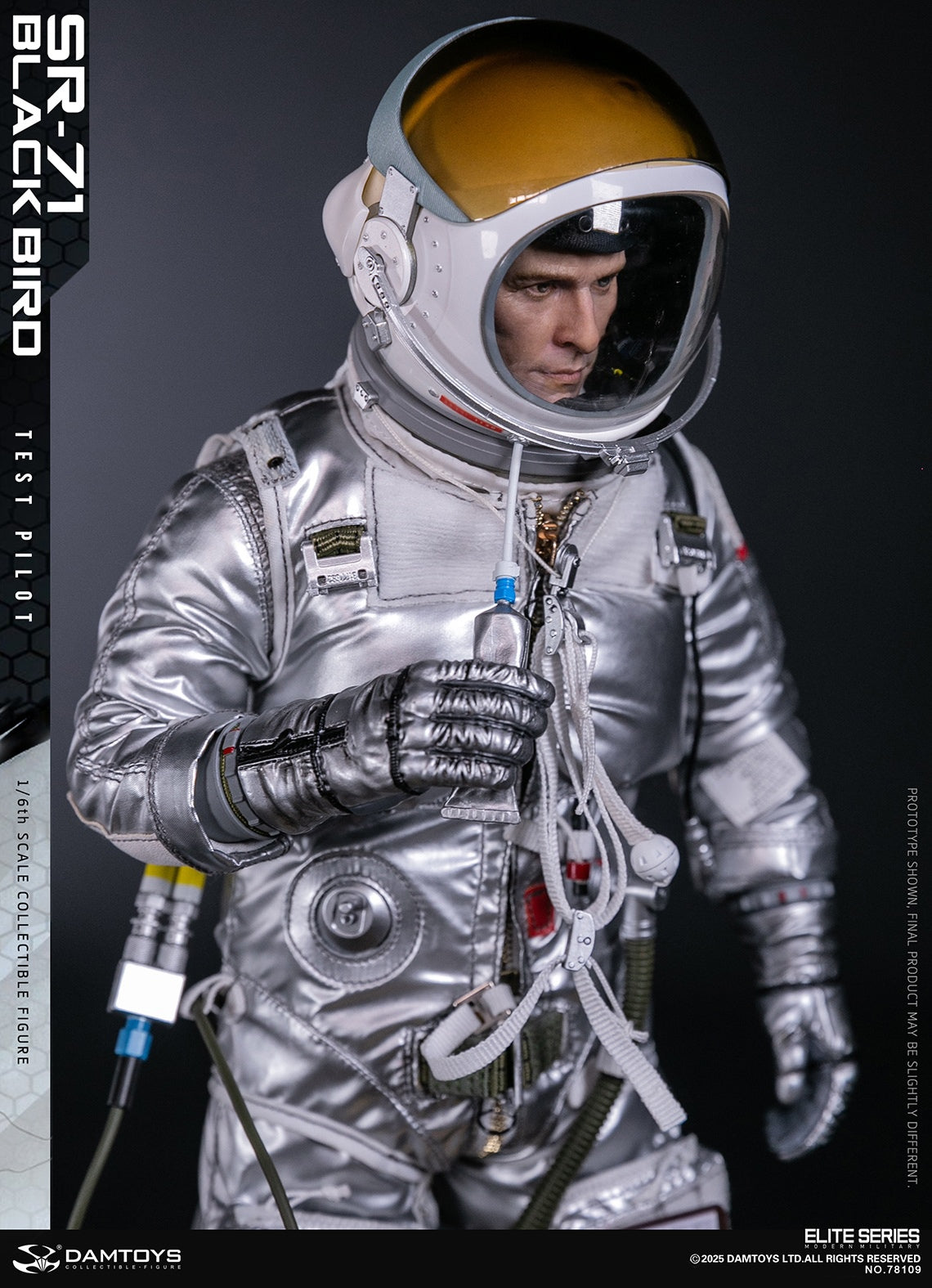 Original Design DAMTOYS SR-71 Blackbird Test Pilot NO.78109 Licensed Action Figure