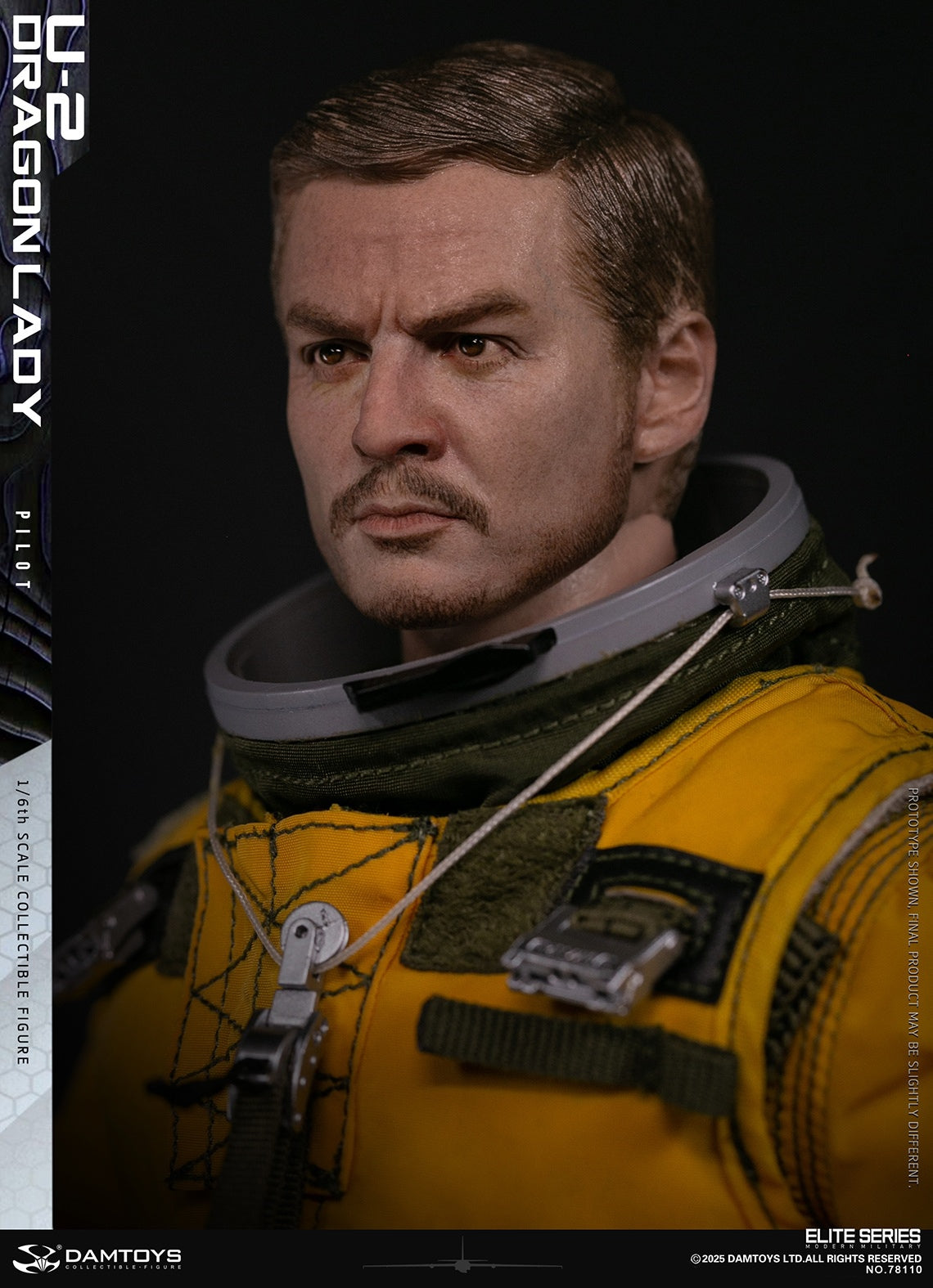 Original Design DAMTOYS U-2 Dragon Lady Reconnaissance Aircraft Pilot NO.78110 Licensed Action Figure