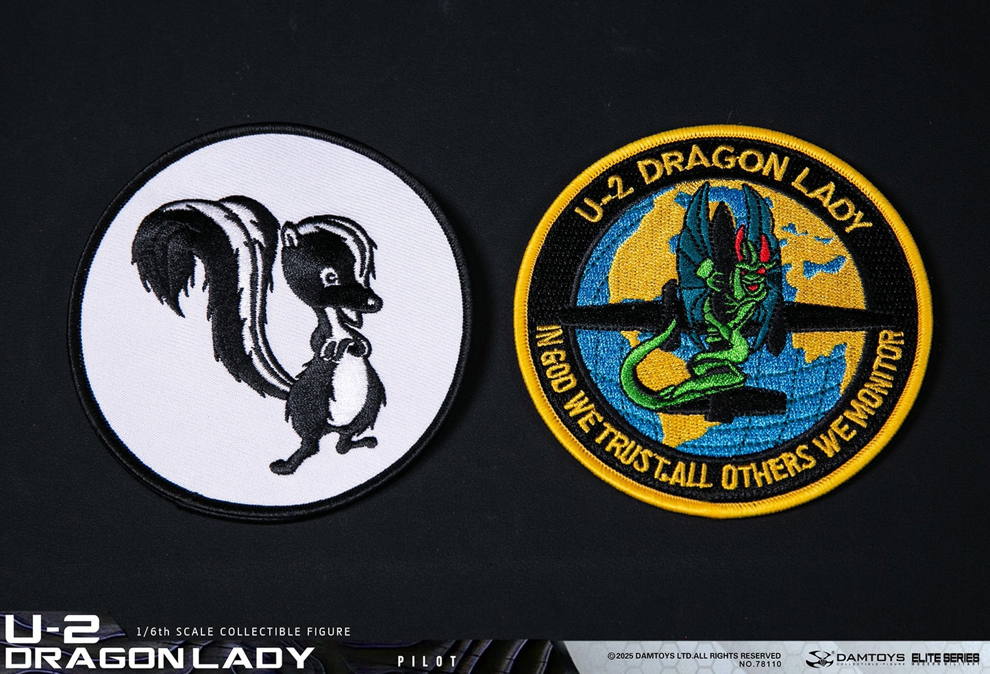 Original Design DAMTOYS U-2 Dragon Lady Reconnaissance Aircraft Pilot NO.78110 Licensed Action Figure