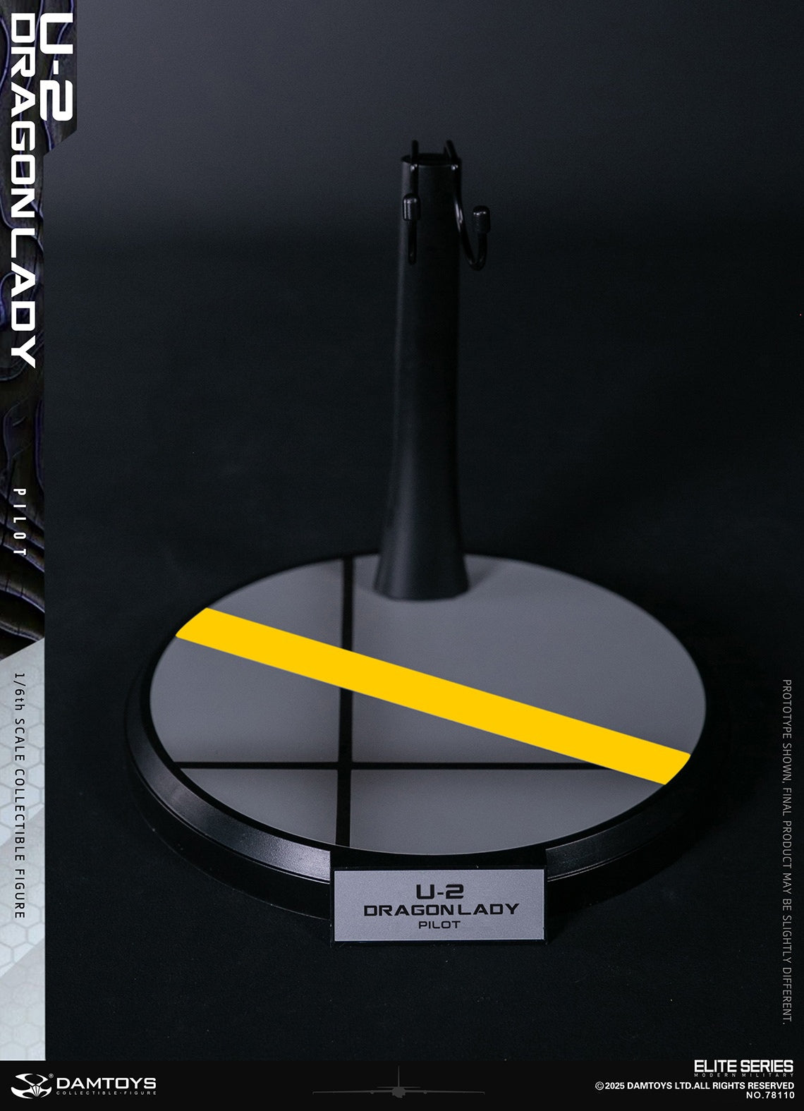 Original Design DAMTOYS U-2 Dragon Lady Reconnaissance Aircraft Pilot NO.78110 Licensed Action Figure