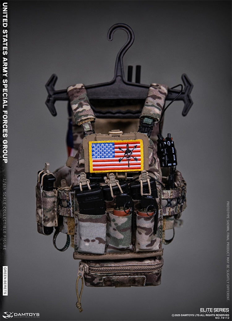 Original Design DAMTOYS U.S. Army Special Forces Group “Green Beret” NO.78112 1/6 Licensed Action Figure
