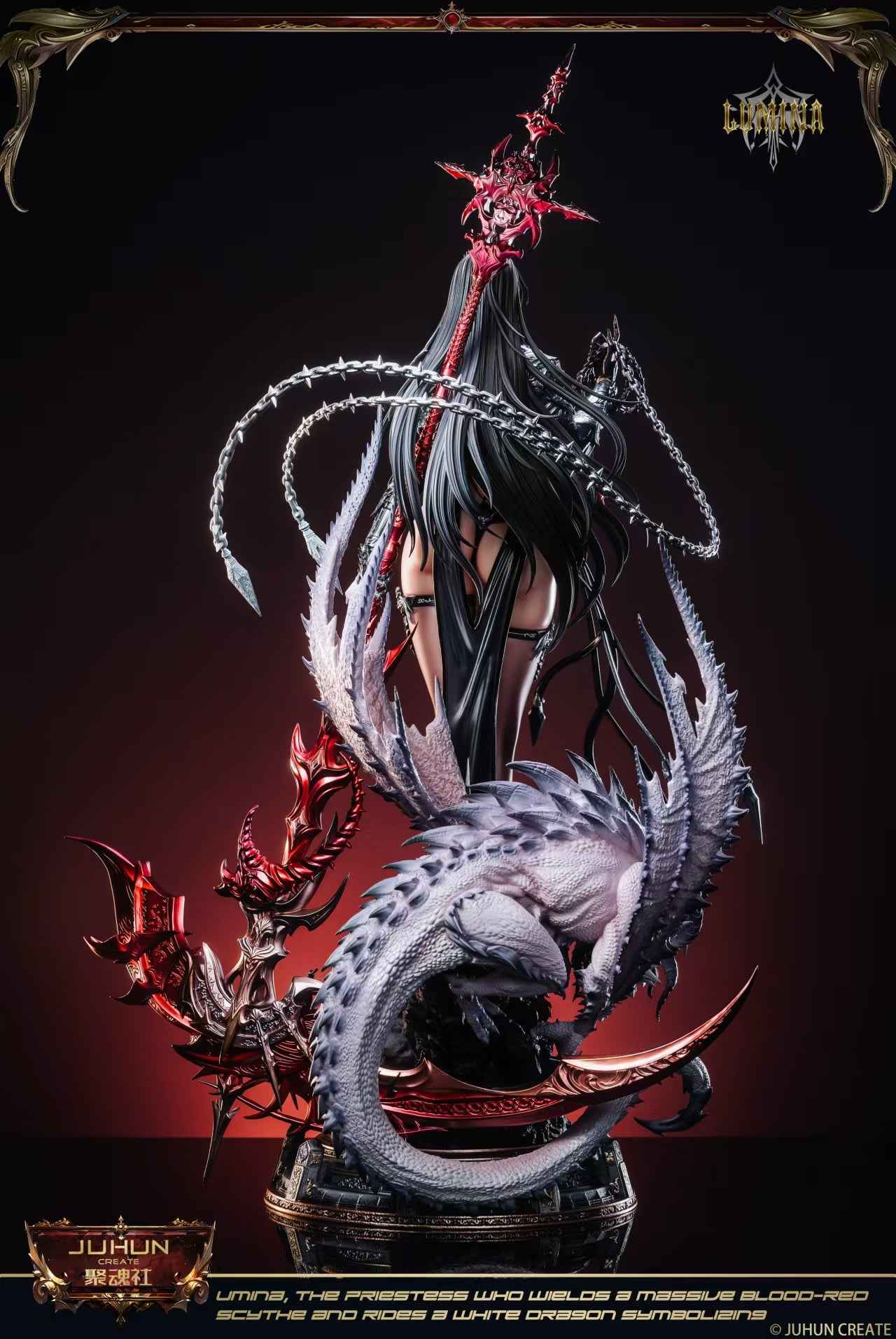 Original Design JuHun Create Studio Dragon-Taming Priestess Lumina 1/4 Licensed Resin Statue