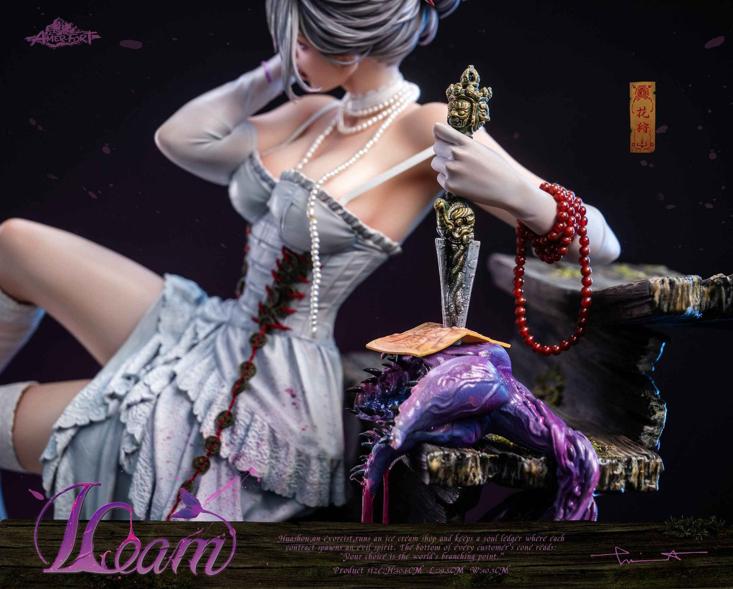 Original Design PJ Studio - AmerFort × LouLL_Aroll Hua Shou AFYC-HS13 Licensed Resin Statue