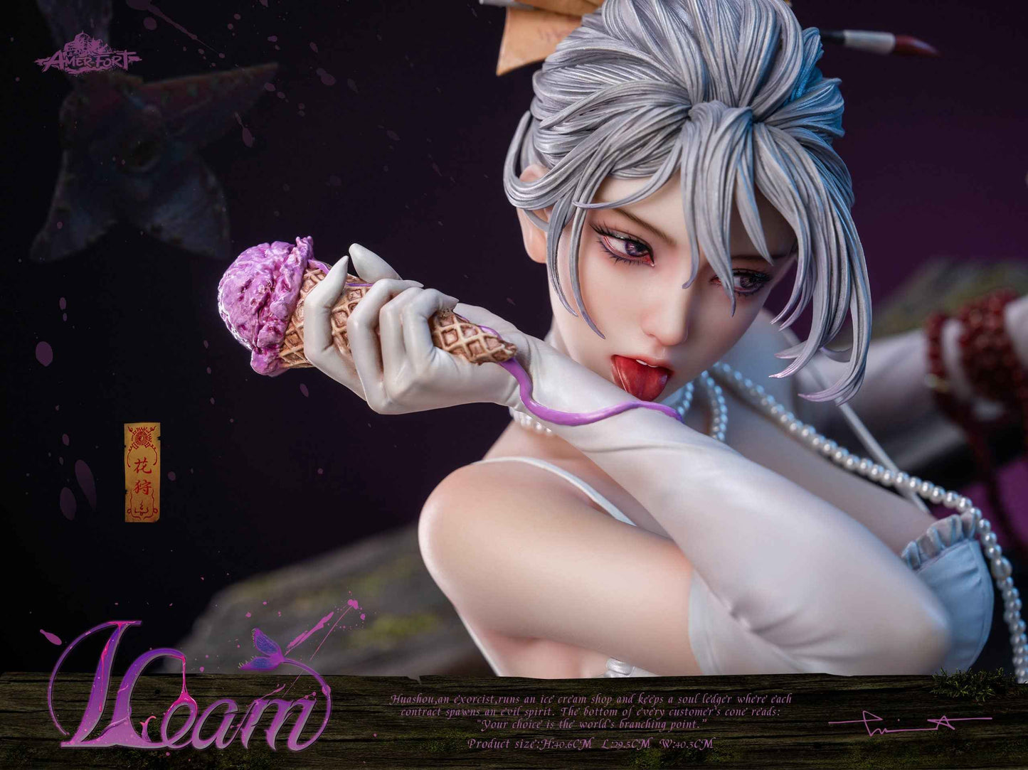 Original Design PJ Studio - AmerFort × LouLL_Aroll Hua Shou AFYC-HS13 Licensed Resin Statue