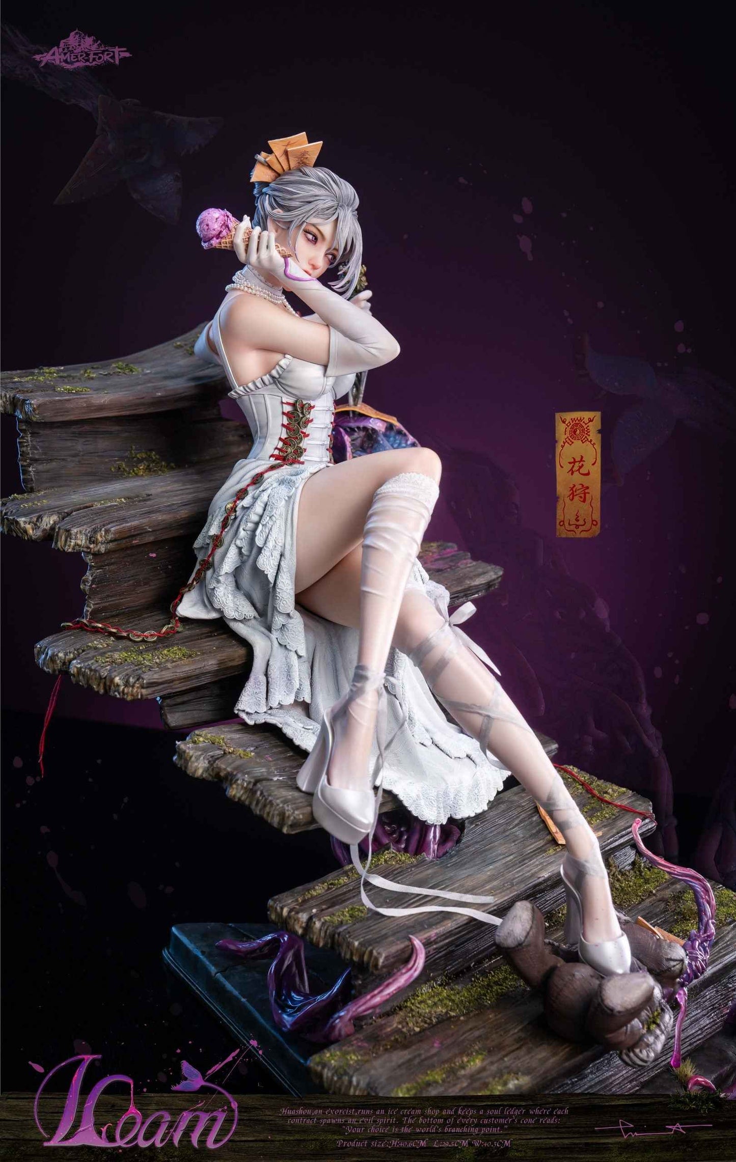 Original Design PJ Studio - AmerFort × LouLL_Aroll Hua Shou AFYC-HS13 Licensed Resin Statue
