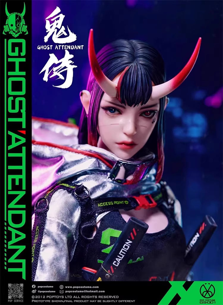 Original Design POP COSTUME Studio Ghost Attendant GS-001 2.0 1/6 Licensed Action Figure