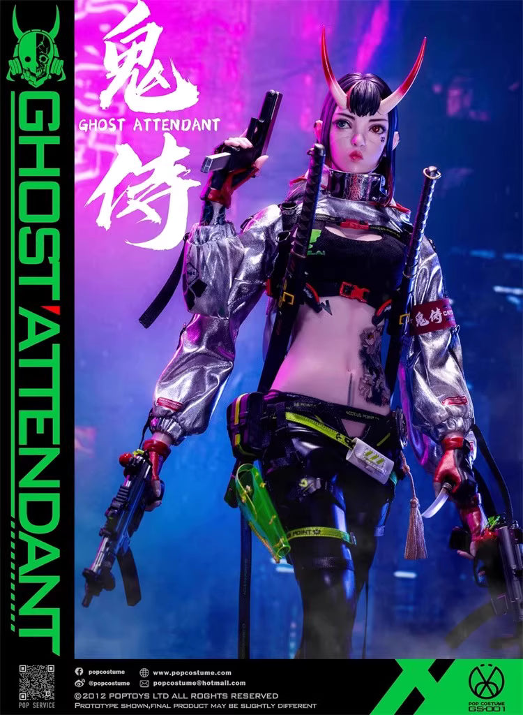 Original Design POP COSTUME Studio Ghost Attendant GS-001 2.0 1/6 Licensed Action Figure