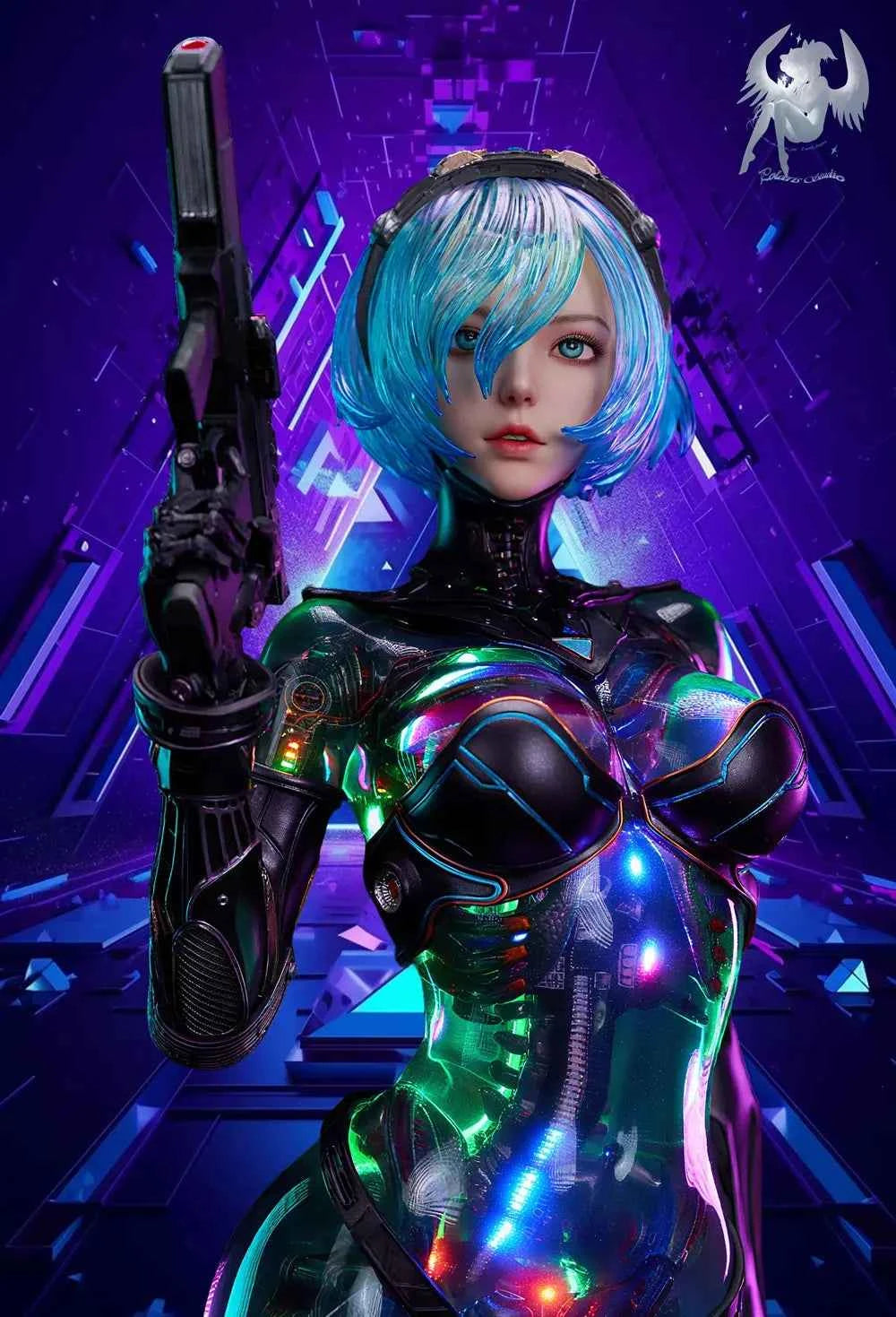 Original Design Polaris Studio Ex Machina Ling 1/4 Licensed Resin Statue