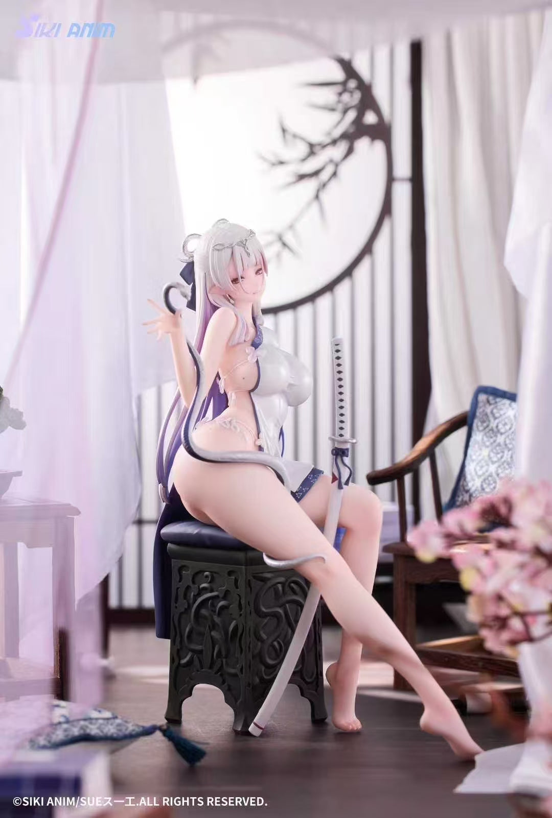 Original Design Siki Anim Ao & Haku Snake: Shades of Serpent 1/7 Licensed PVC Figure