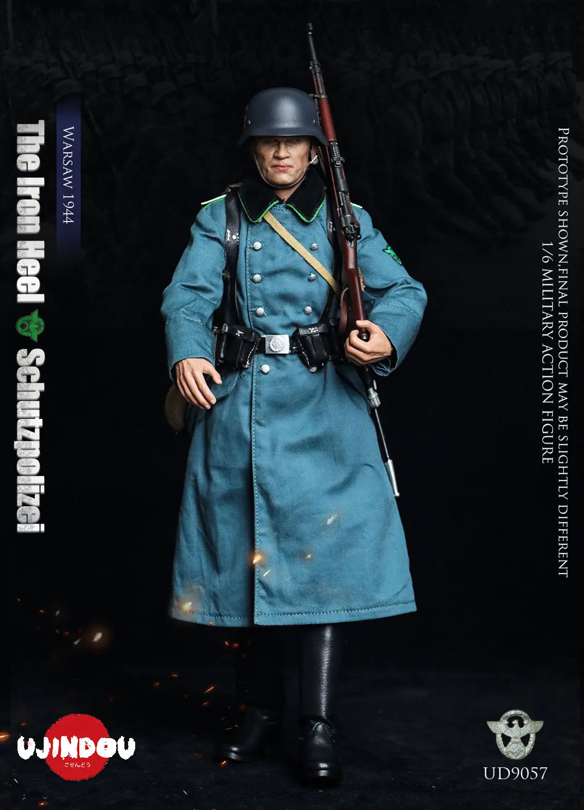 Original Design UJINDOU Studio The Iron Heel-WWII German Schutzpolizei Warsaw 1944 UD9057 1/6 Licensed Action Figure