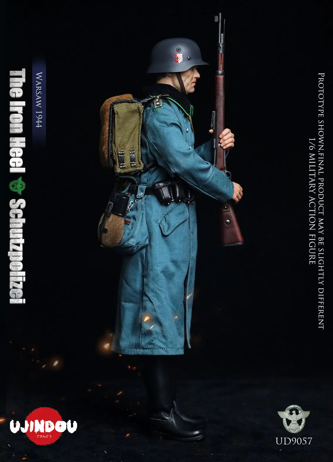 Original Design UJINDOU Studio The Iron Heel-WWII German Schutzpolizei Warsaw 1944 UD9057 1/6 Licensed Action Figure