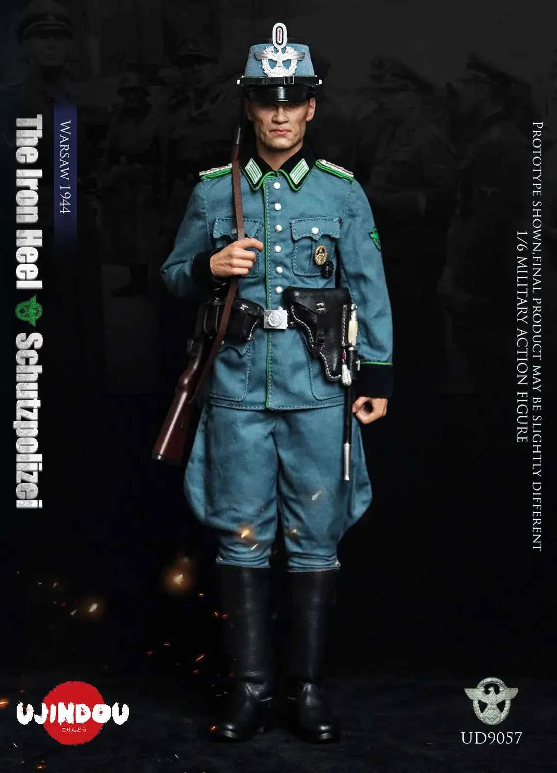 Original Design UJINDOU Studio The Iron Heel-WWII German Schutzpolizei Warsaw 1944 UD9057 1/6 Licensed Action Figure