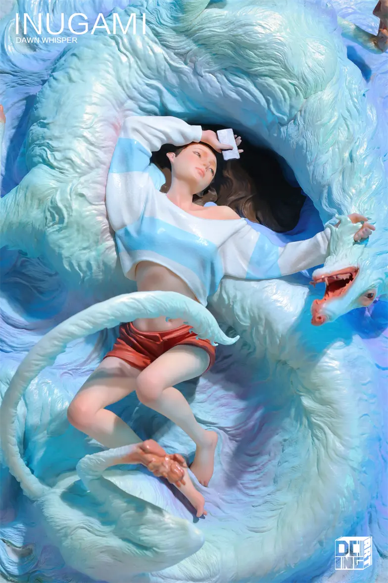 Original Design WeArtDoing Studio Inugami Series Dawn Whisper & Fleeting Fantasy Licensed Resin Statue