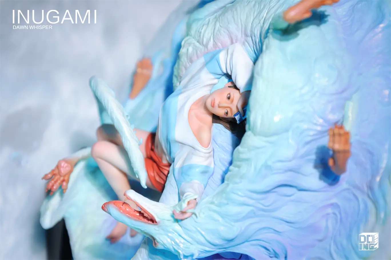 Original Design WeArtDoing Studio Inugami Series Dawn Whisper & Fleeting Fantasy Licensed Resin Statue