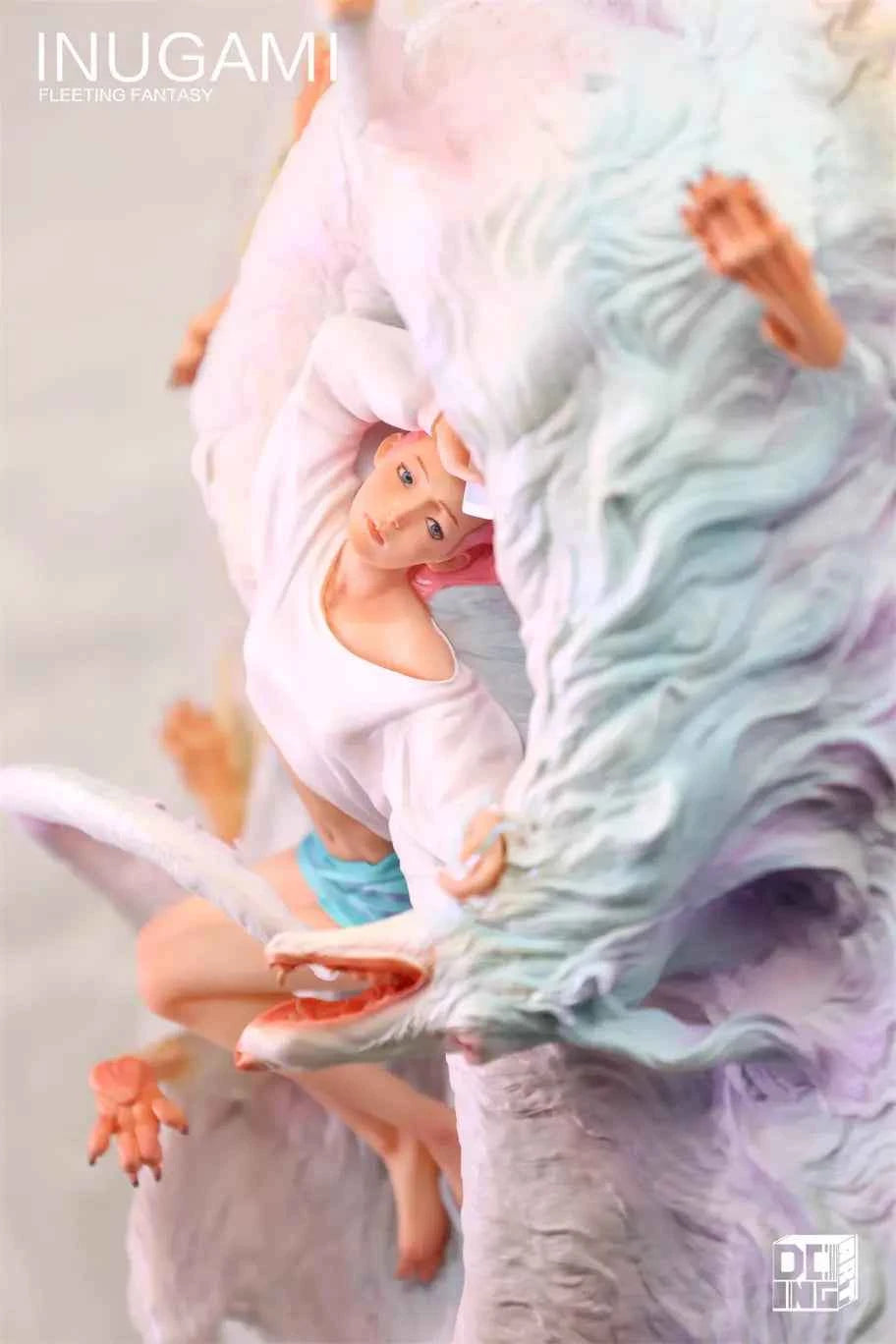 Original Design WeArtDoing Studio Inugami Series Dawn Whisper & Fleeting Fantasy Licensed Resin Statue