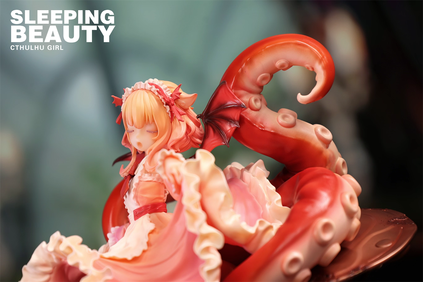 Original Design WeArtDoing Studio Sleeping Beauty Song of Cthulhu Abyssal Sprout & Azure Phantom & Crimson Dream Abyss Licensed Resin Statue