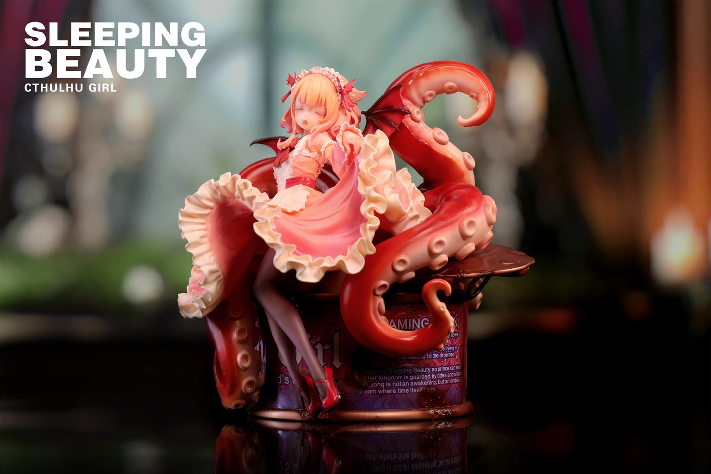 Original Design WeArtDoing Studio Sleeping Beauty Song of Cthulhu Abyssal Sprout & Azure Phantom & Crimson Dream Abyss Licensed Resin Statue
