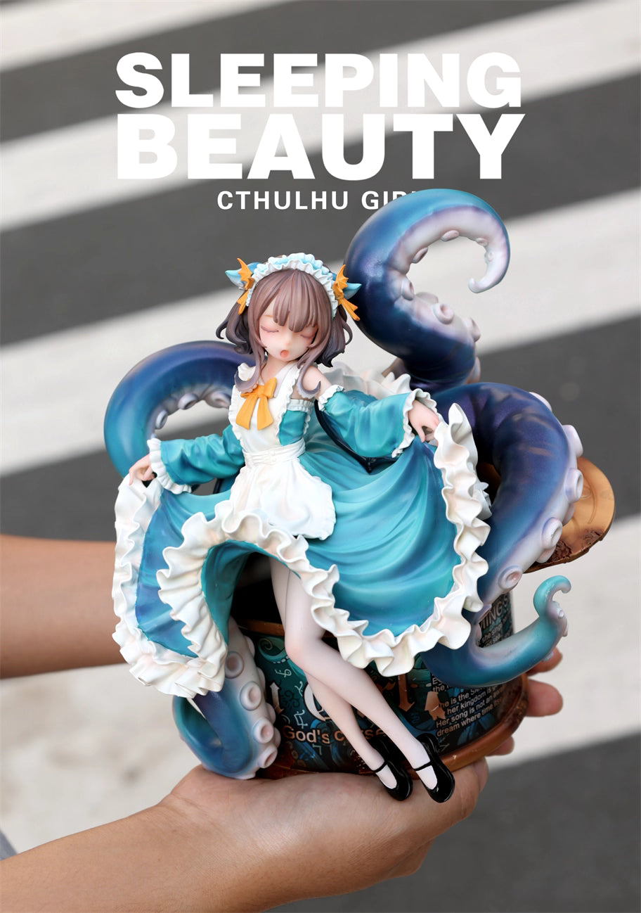 Original Design WeArtDoing Studio Sleeping Beauty Song of Cthulhu Abyssal Sprout & Azure Phantom & Crimson Dream Abyss Licensed Resin Statue