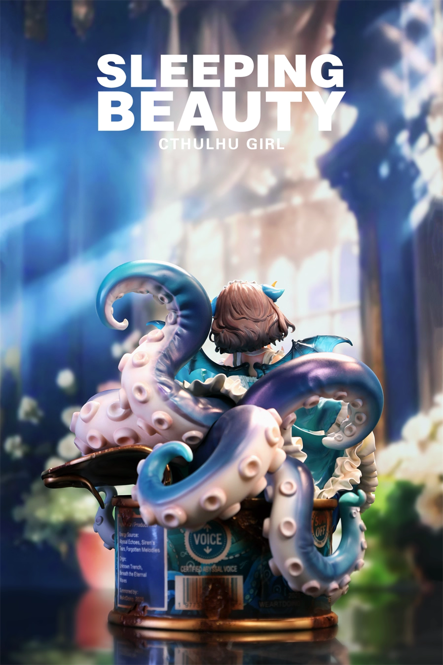 Original Design WeArtDoing Studio Sleeping Beauty Song of Cthulhu Abyssal Sprout & Azure Phantom & Crimson Dream Abyss Licensed Resin Statue
