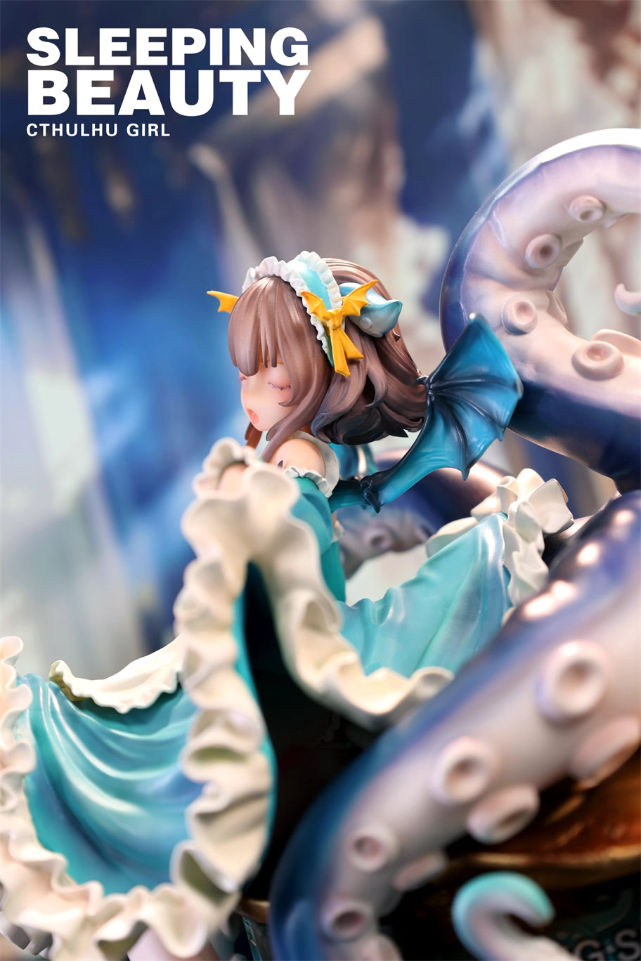 Original Design WeArtDoing Studio Sleeping Beauty Song of Cthulhu Abyssal Sprout & Azure Phantom & Crimson Dream Abyss Licensed Resin Statue