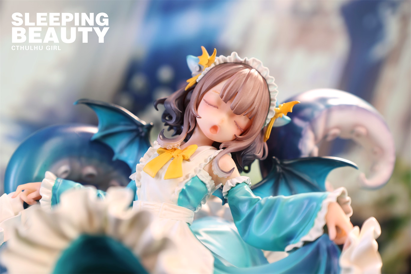Original Design WeArtDoing Studio Sleeping Beauty Song of Cthulhu Abyssal Sprout & Azure Phantom & Crimson Dream Abyss Licensed Resin Statue