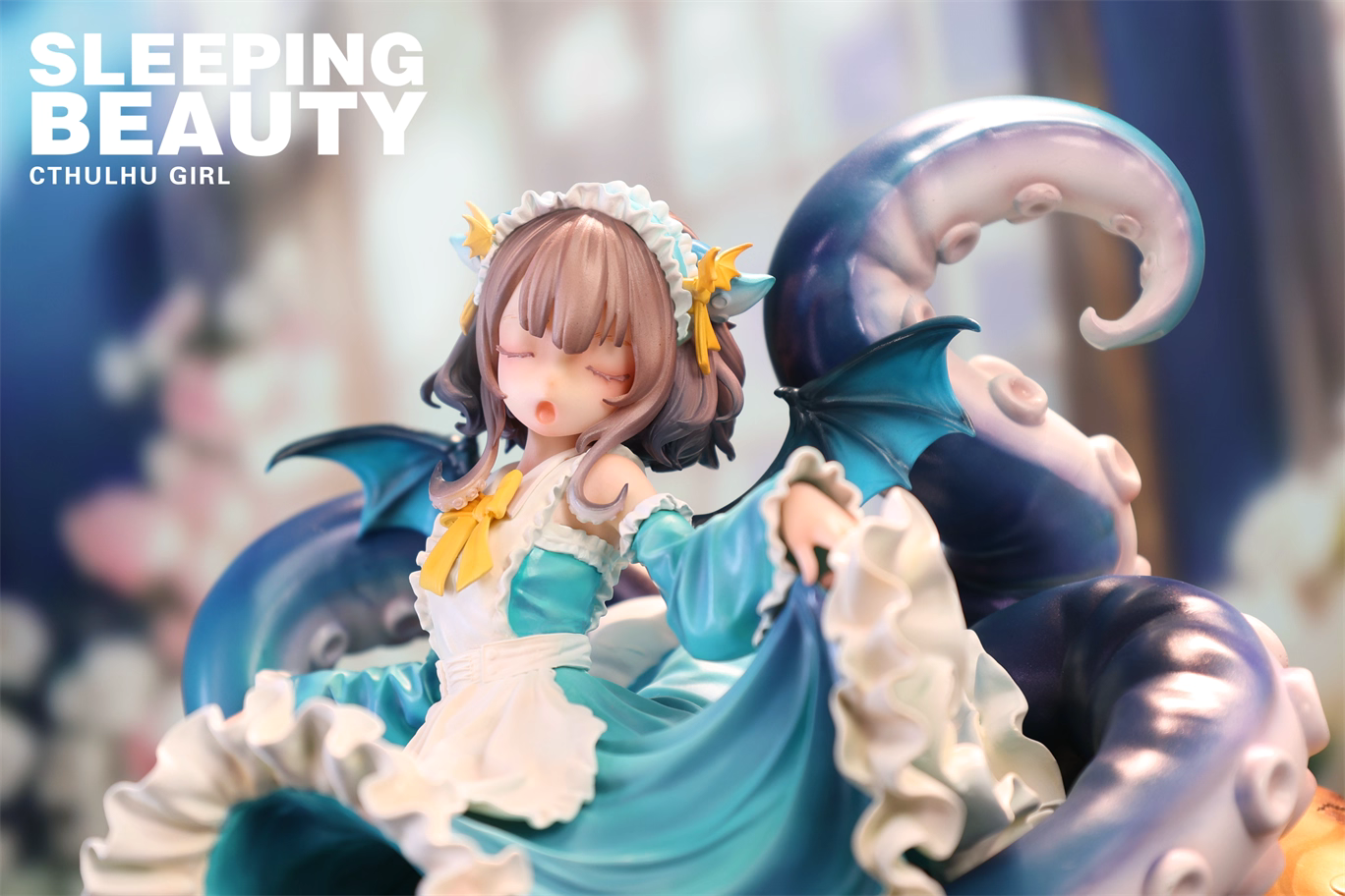 Original Design WeArtDoing Studio Sleeping Beauty Song of Cthulhu Abyssal Sprout & Azure Phantom & Crimson Dream Abyss Licensed Resin Statue