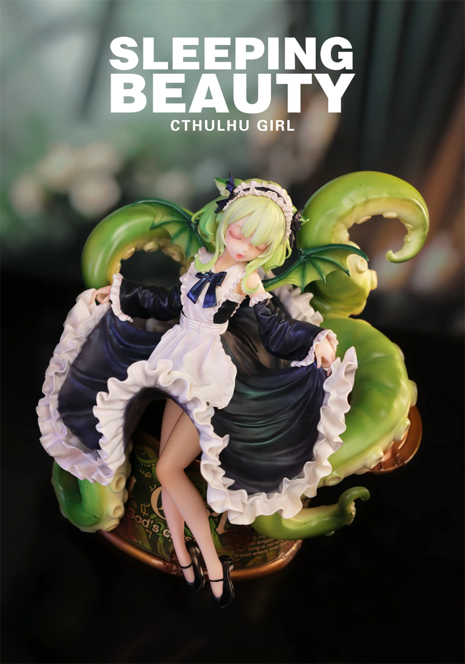 Original Design WeArtDoing Studio Sleeping Beauty Song of Cthulhu Abyssal Sprout & Azure Phantom & Crimson Dream Abyss Licensed Resin Statue