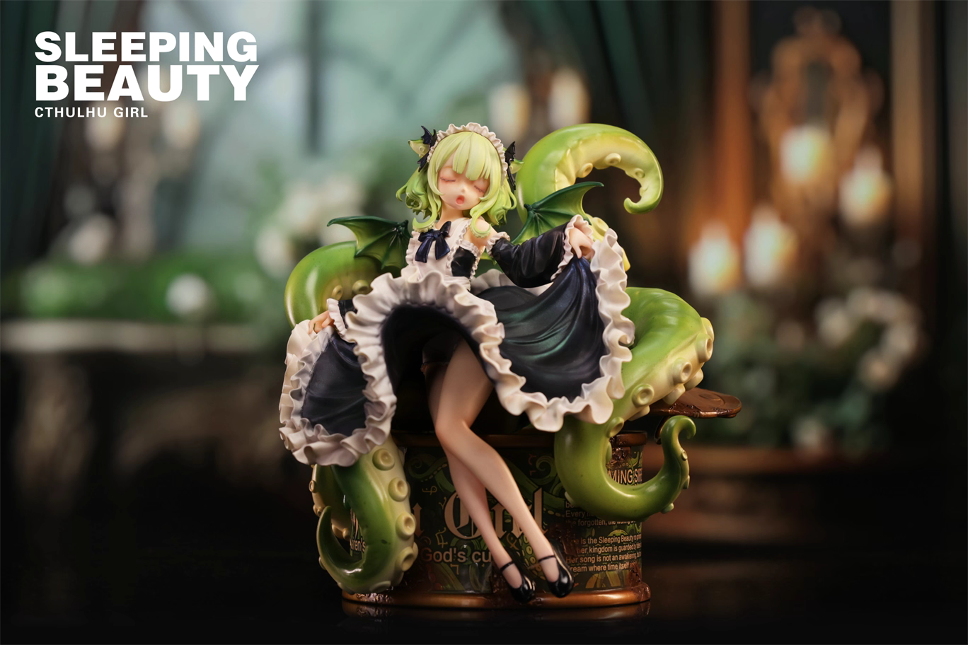 Original Design WeArtDoing Studio Sleeping Beauty Song of Cthulhu Abyssal Sprout & Azure Phantom & Crimson Dream Abyss Licensed Resin Statue