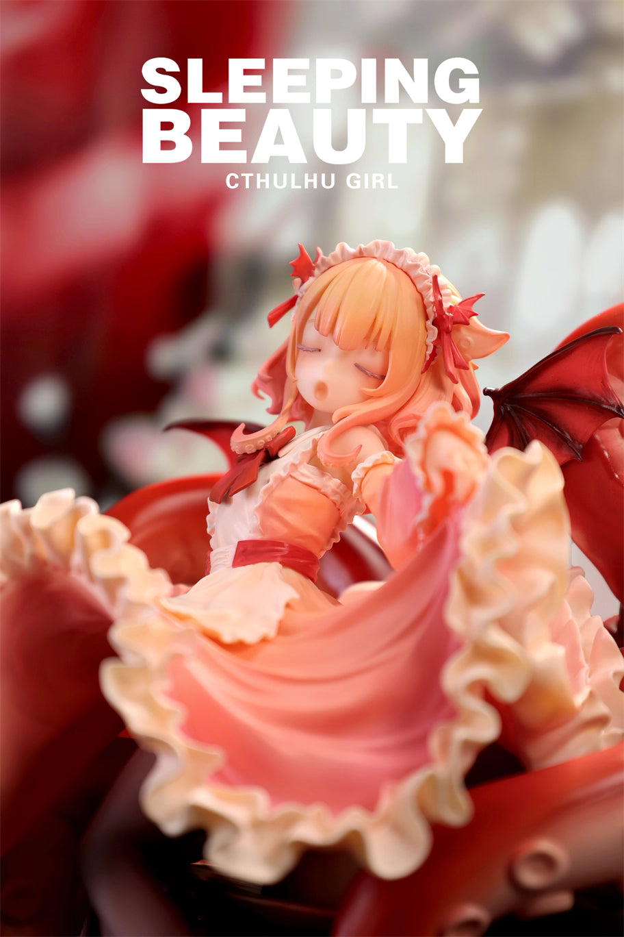 Original Design WeArtDoing Studio Sleeping Beauty Song of Cthulhu Abyssal Sprout & Azure Phantom & Crimson Dream Abyss Licensed Resin Statue