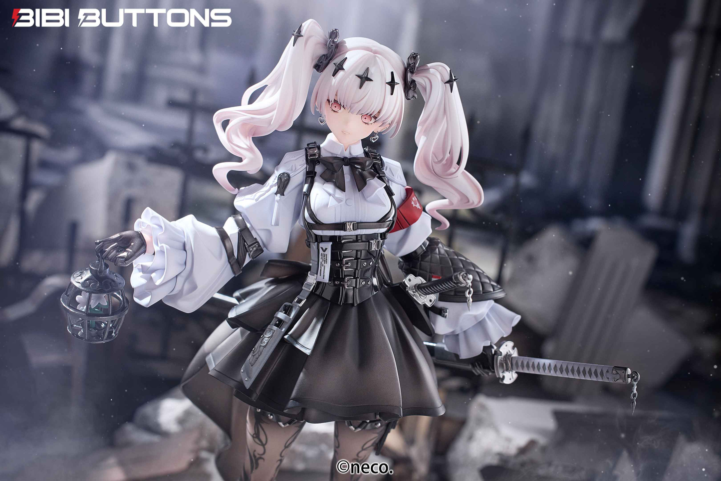 Original Design ~ Bibi Buttons ~ Uninvaded Realm Ruka ~ Licensed PVC Figure - Santoryu Resins Collectors