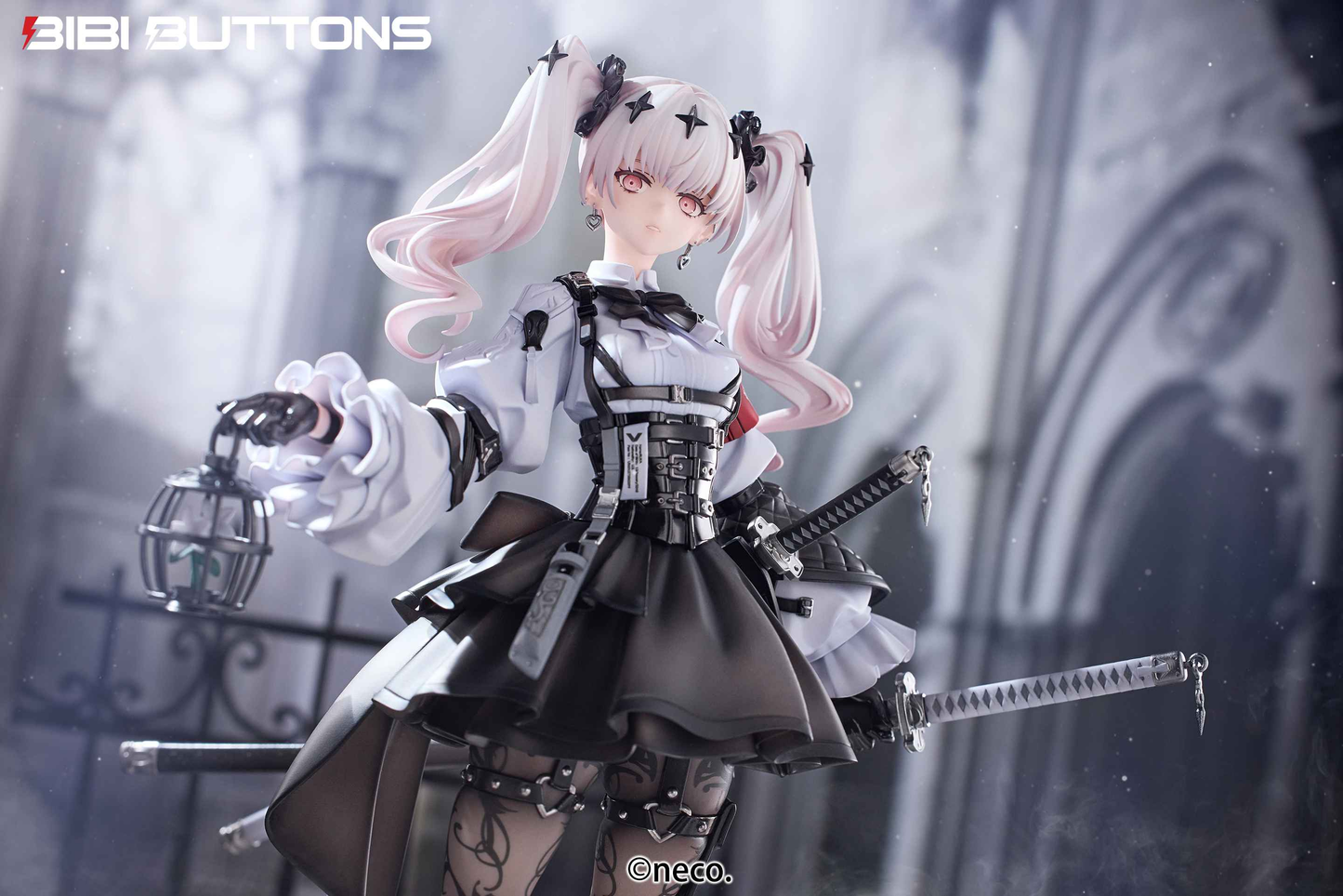 Original Design ~ Bibi Buttons ~ Uninvaded Realm Ruka ~ Licensed PVC Figure - Santoryu Resins Collectors