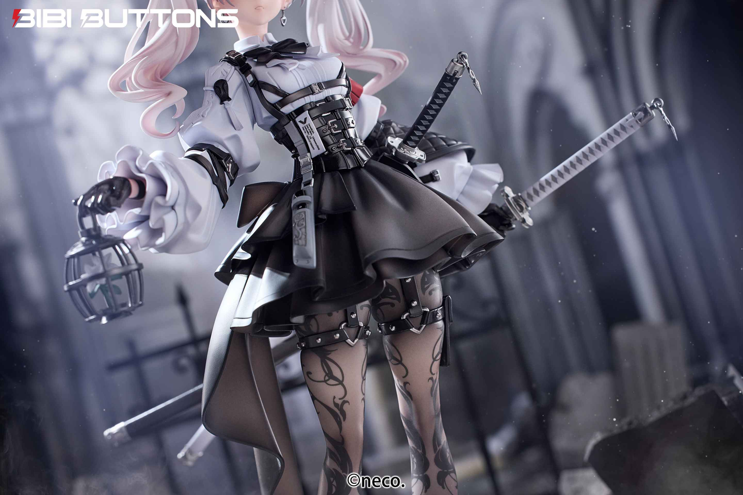 Original Design ~ Bibi Buttons ~ Uninvaded Realm Ruka ~ Licensed PVC Figure - Santoryu Resins Collectors