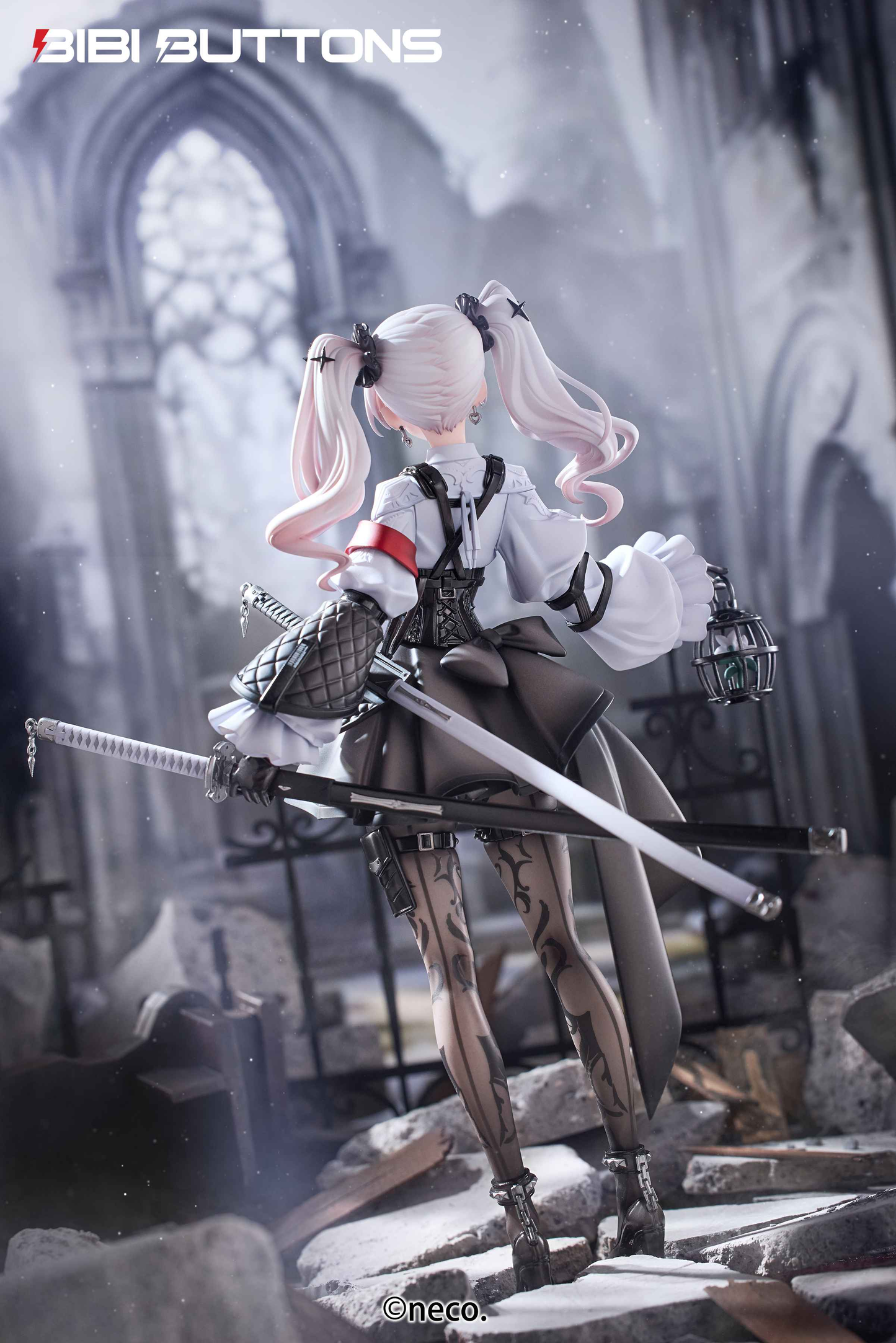 Original Design ~ Bibi Buttons ~ Uninvaded Realm Ruka ~ Licensed PVC Figure - Santoryu Resins Collectors