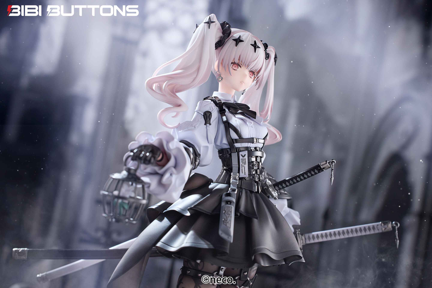 Original Design ~ Bibi Buttons ~ Uninvaded Realm Ruka ~ Licensed PVC Figure - Santoryu Resins Collectors