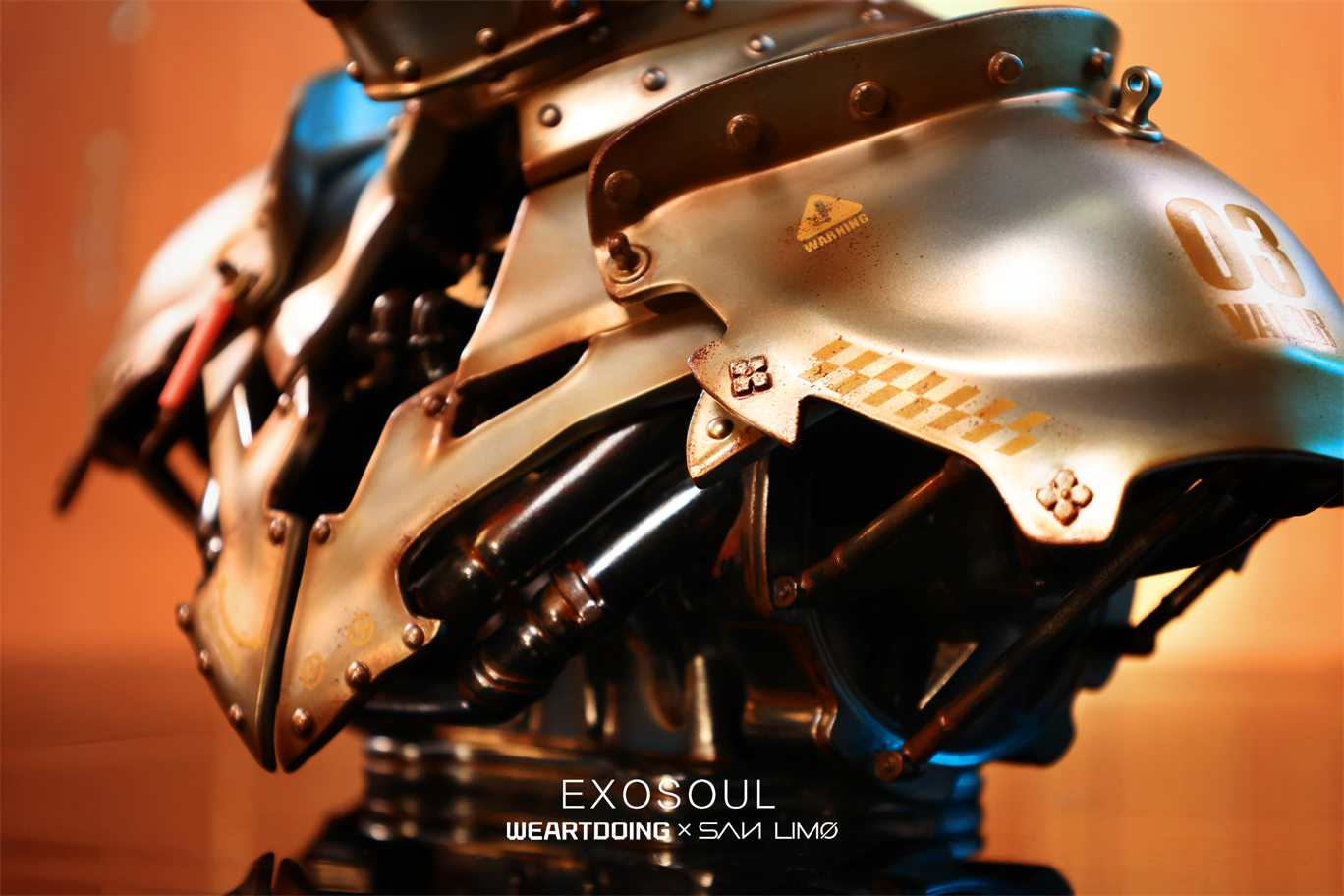 Original Design WeArtDoing Studio The Shell as A Vessel For the Soul EXOSOUL Licensed Resin Statue