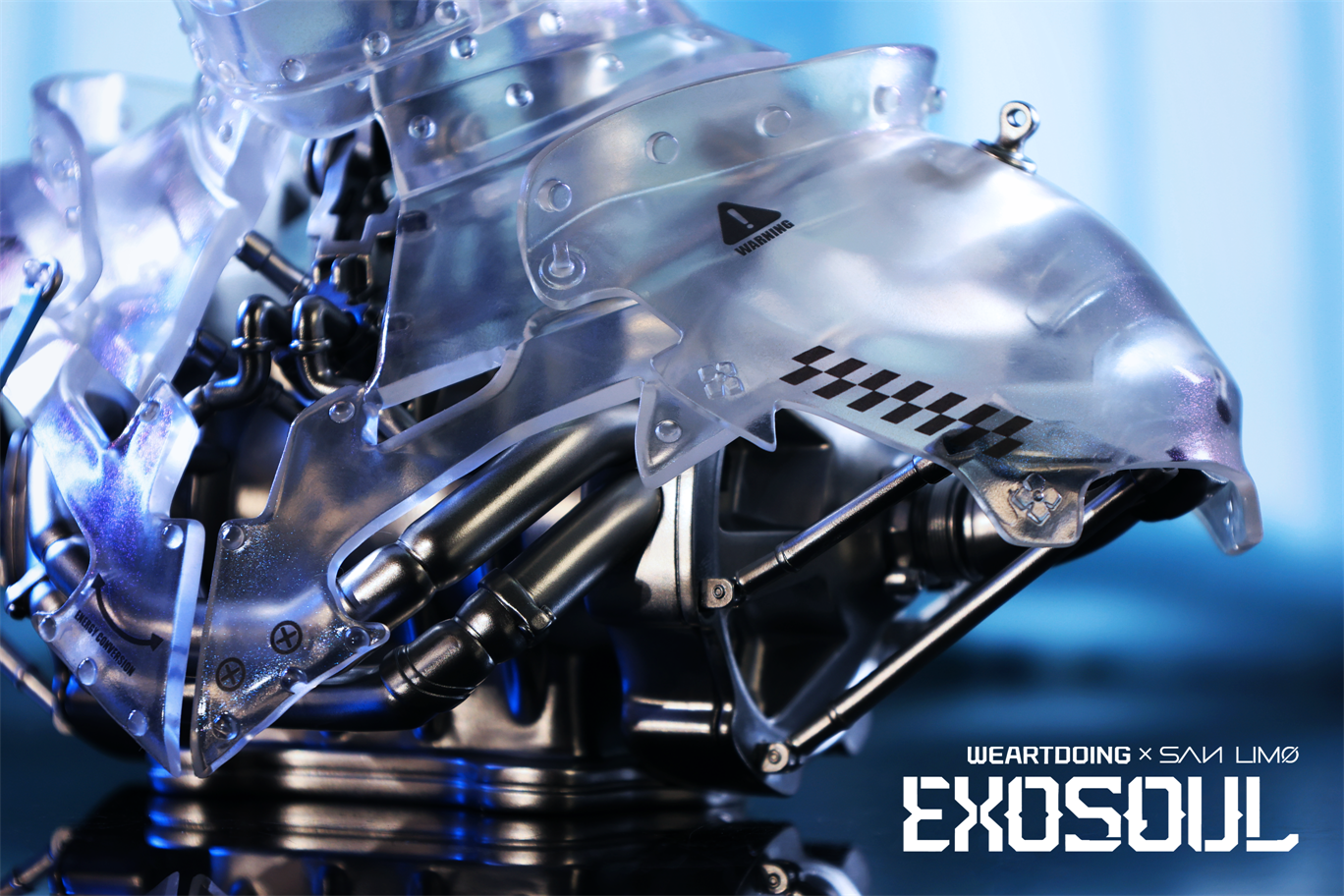 Original Design WeArtDoing Studio The Shell as A Vessel For the Soul EXOSOUL Licensed Resin Statue
