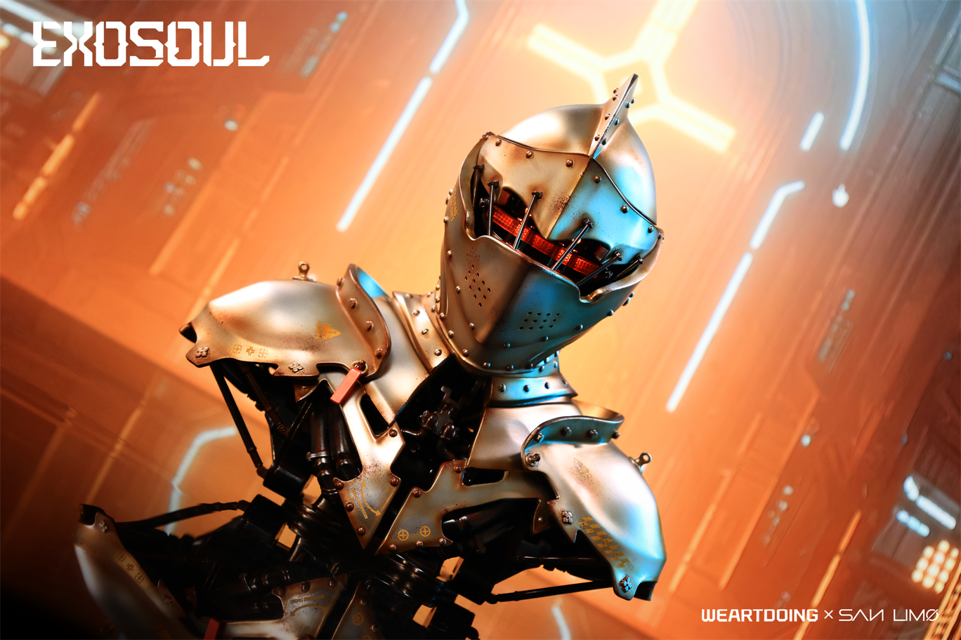 Original Design WeArtDoing Studio The Shell as A Vessel For the Soul EXOSOUL Licensed Resin Statue