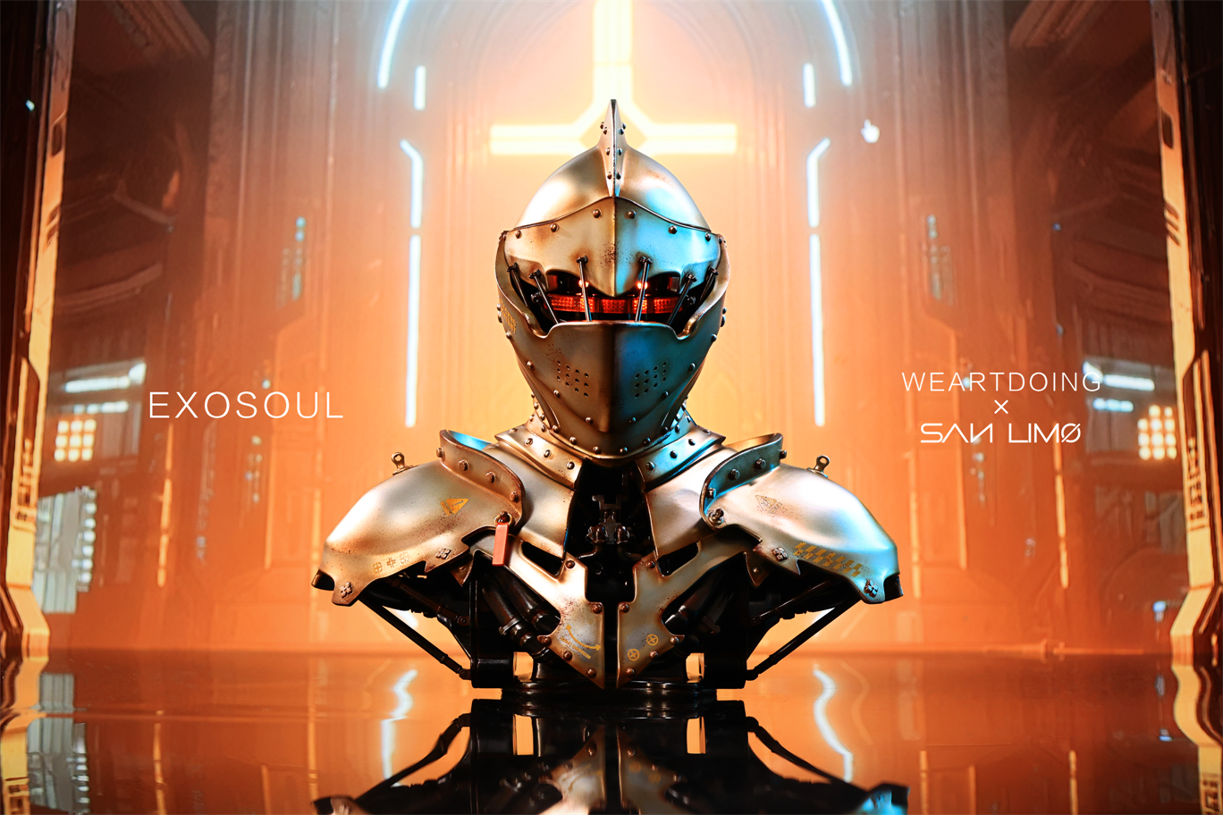 Original Design WeArtDoing Studio The Shell as A Vessel For the Soul EXOSOUL Licensed Resin Statue