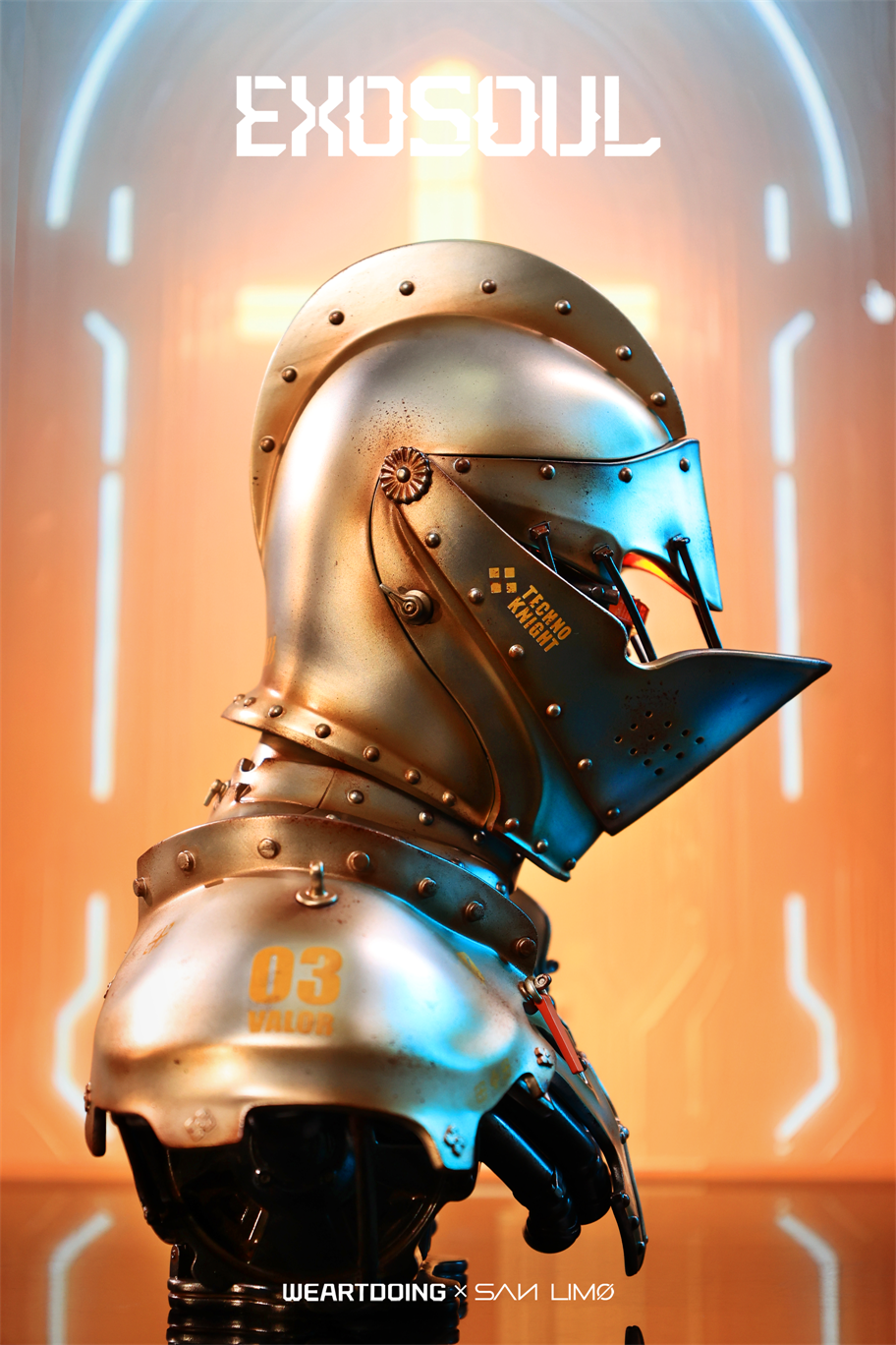 Original Design WeArtDoing Studio The Shell as A Vessel For the Soul EXOSOUL Licensed Resin Statue
