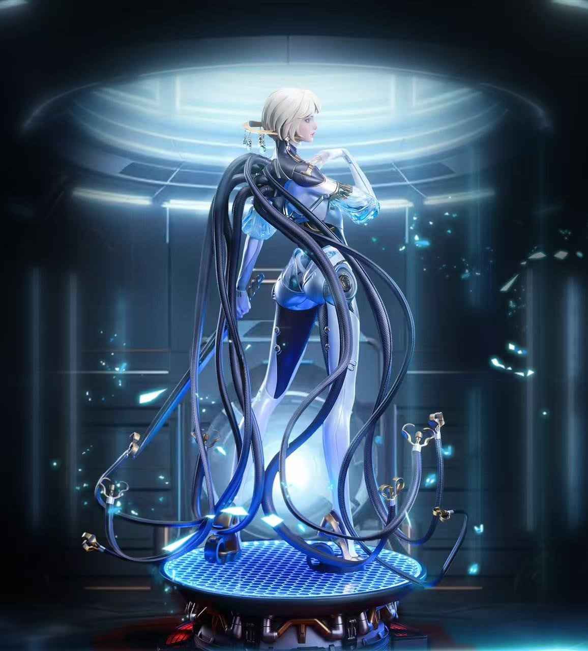 Original Desin ~ Yi Ci Fang & Polaris Studio ~ Future Mechanical Lady "CEPH" ~ Licensed Resin Statue - Santoryu Resins Collectors