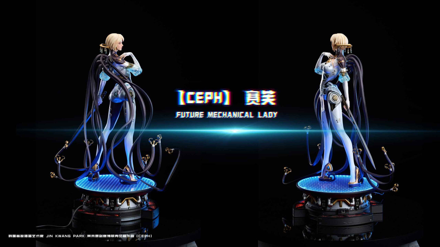 Original Desin ~ Yi Ci Fang & Polaris Studio ~ Future Mechanical Lady "CEPH" ~ Licensed Resin Statue - Santoryu Resins Collectors