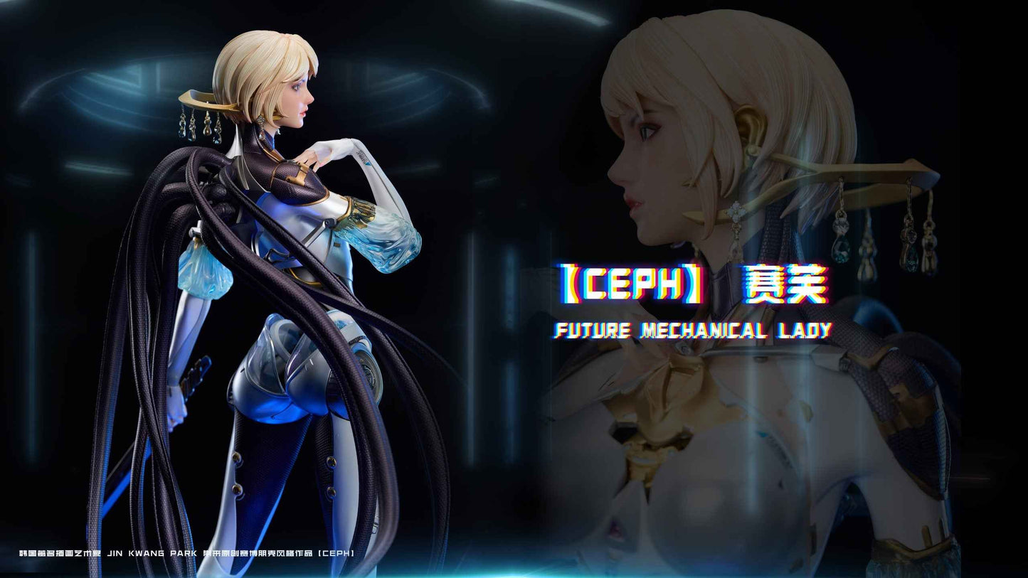 Original Desin ~ Yi Ci Fang & Polaris Studio ~ Future Mechanical Lady "CEPH" ~ Licensed Resin Statue - Santoryu Resins Collectors