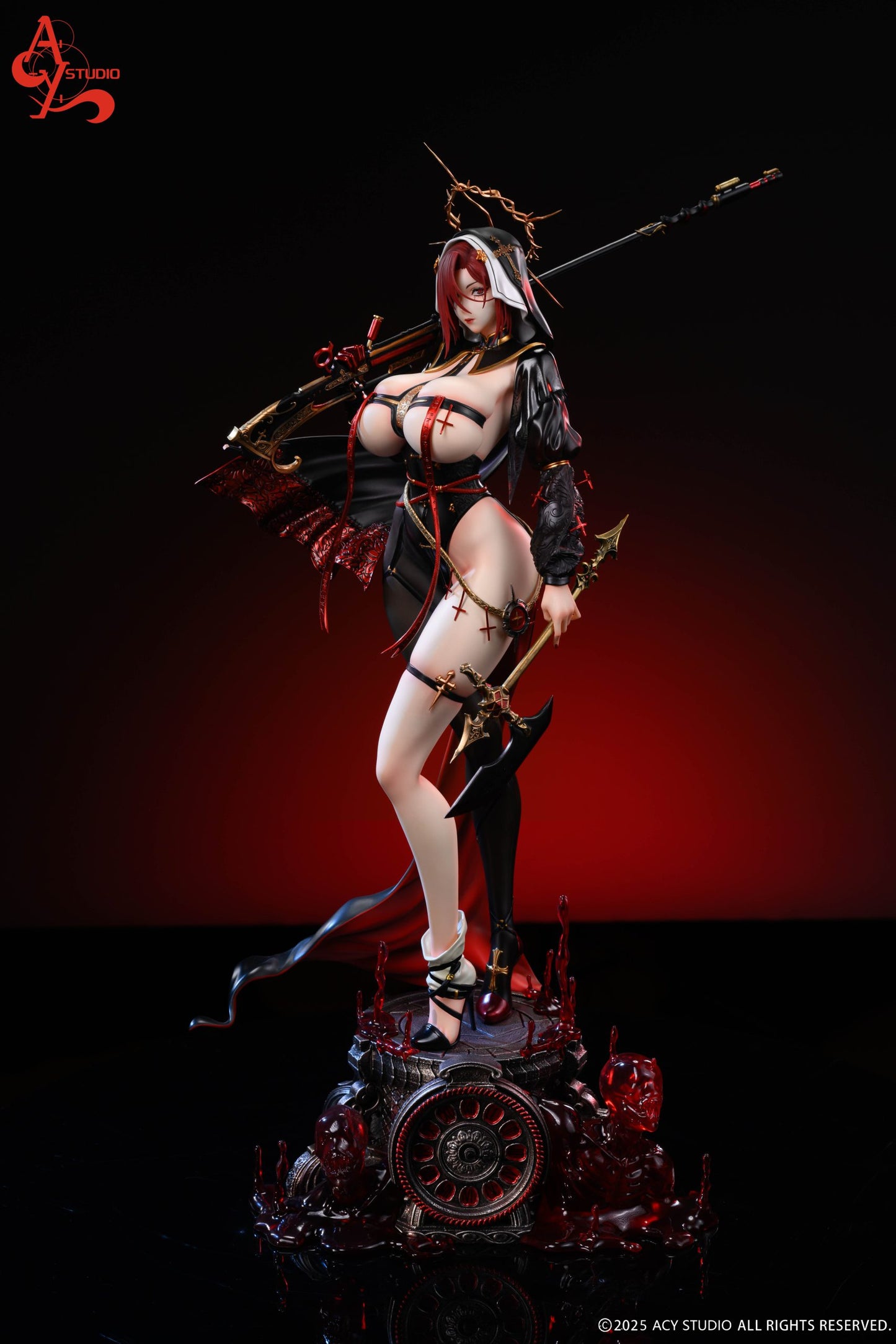 Original design ACY Studio The Vatican Series Battle Sister Licensed Resin Statue